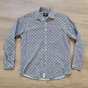 Rodd & Gunn Multicolor Floral Button-Down Shirt 100% Cotton Size Large